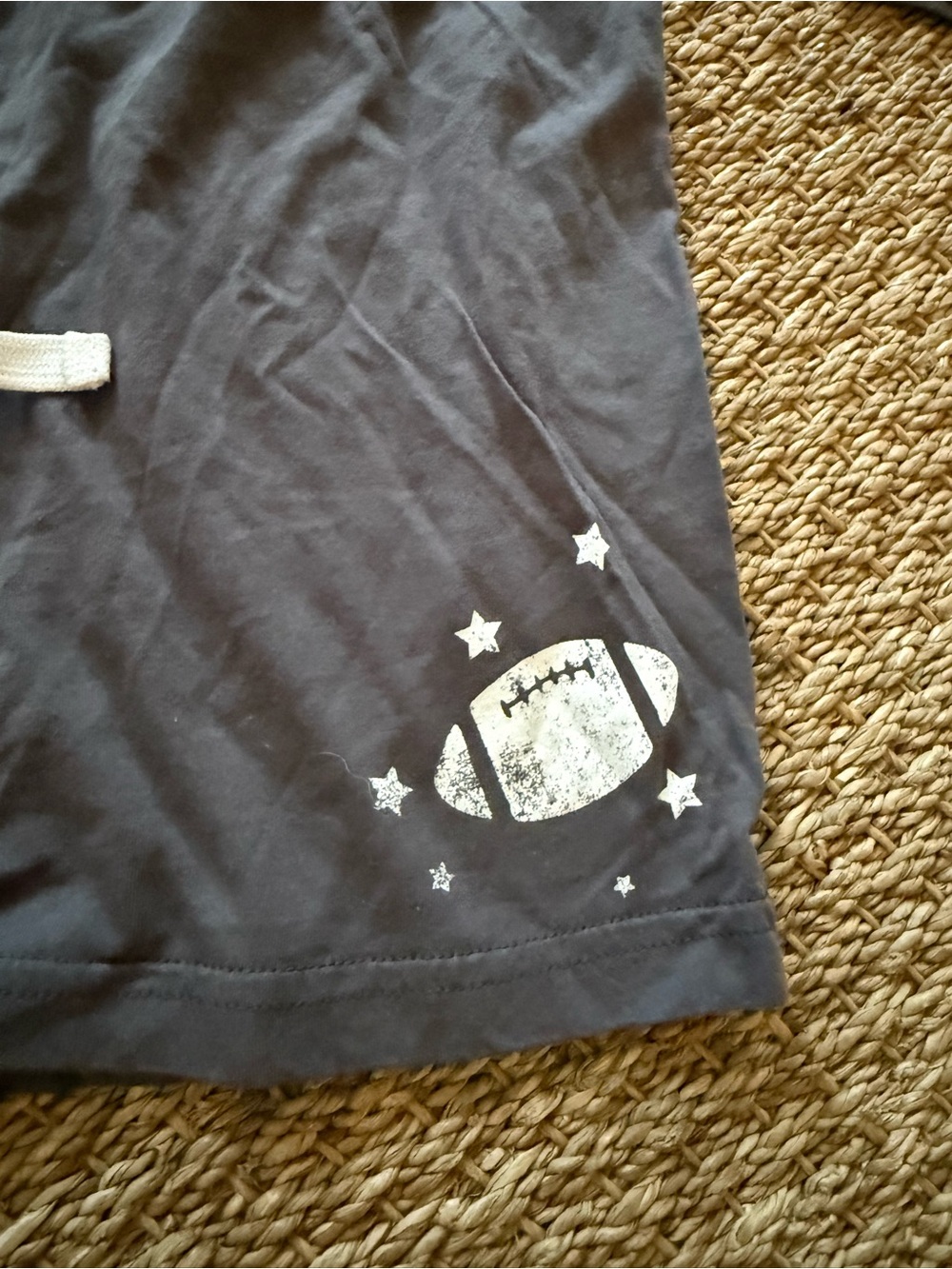 PJ Salvage Game Day Long-Sleeve + Shorts Matching Pajama Set - Picture 2 of 6